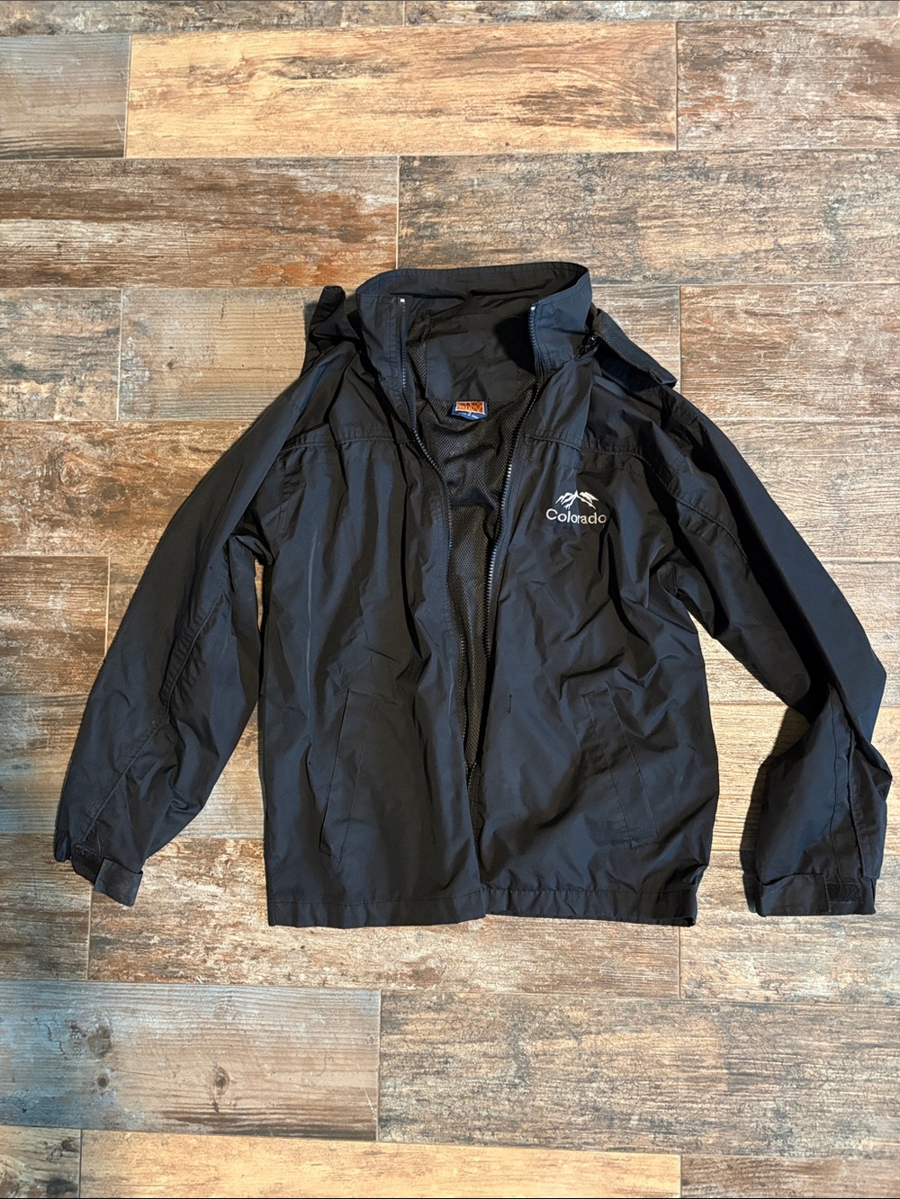 Colorado Black Utility Jacket with Hood